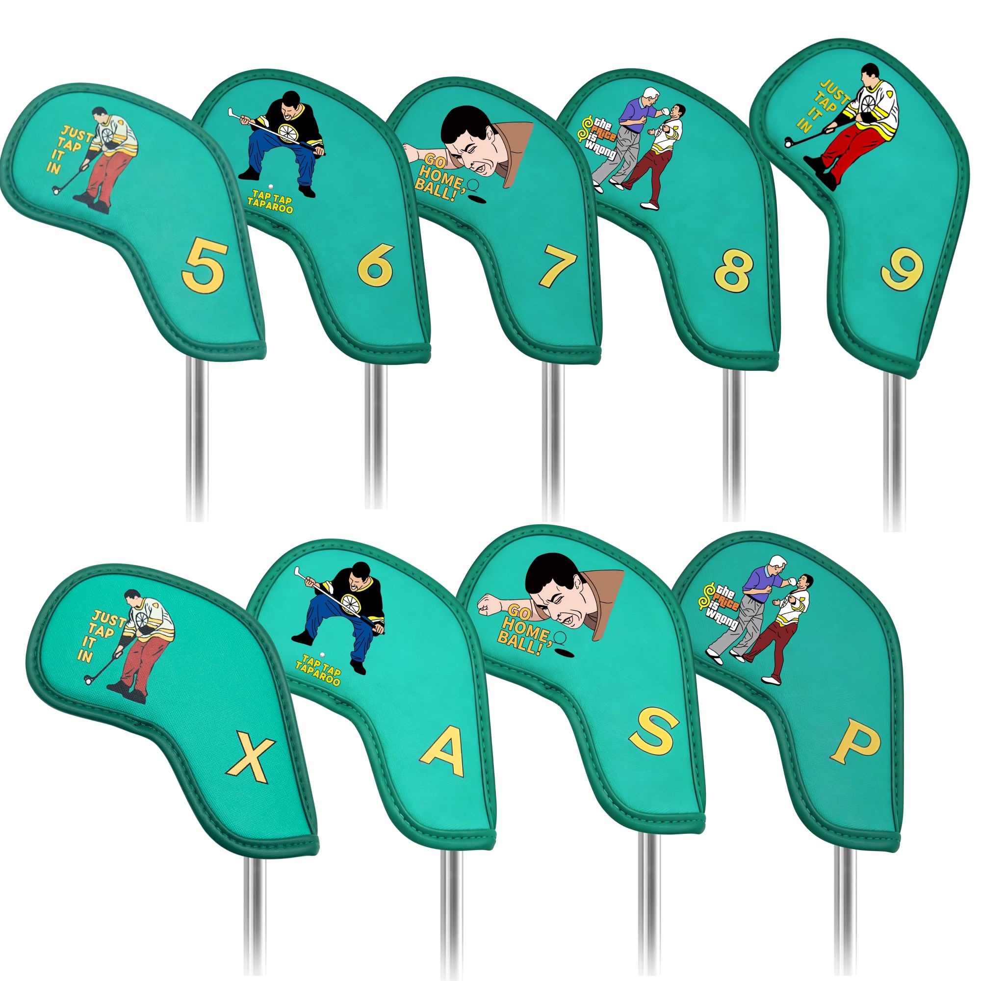 Golf Equipment Rack - 9 coperture per ferri da golf